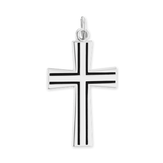 ITI NYC Flared Cross Pendant in Sterling Silver