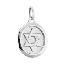 Load image into Gallery viewer, ITI NYC Star of David Pendant Medallion in Sterling Silver
