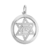 ITI NYC Star of David Pendant Medallion in Sterling Silver