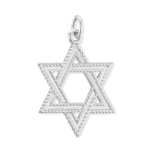 Load image into Gallery viewer, ITI NYC Star of David Pendant in Sterling Silver
