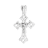 ITI NYC Filigree Trefoil Crucifix Pendant in Sterling Silver