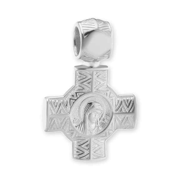 ITI NYC Byzantine Double-Sided Cross Pendant in Sterling Silver