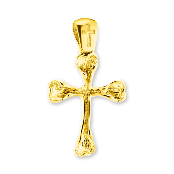 ITI NYC Bone Cross Pendant in Sterling Silver