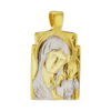 ITI NYC Madonna and Child Pendant Medallion in Sterling Silver