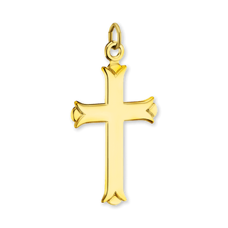 ITI NYC Trefoil Cross Pendant in Sterling Silver