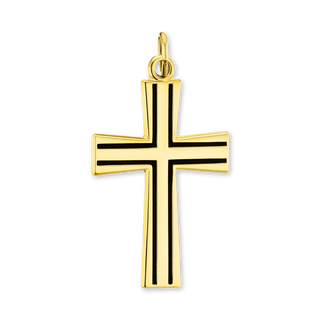 ITI NYC Flared Cross Pendant in Sterling Silver