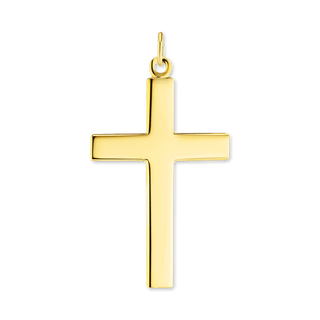 ITI NYC Double-Sided Cross Pendant with Lord's Prayer in Sterling Silver