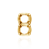Strip Settings for 2 Round Stones (9.00 x 6.00 mm - 10.00 x 6.00 mm)