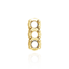 Strip Settings for 3 Round Stones (13.50 x 4.80 mm - 14.60 x 6.00 mm)