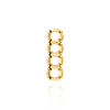 Strip Settings for 4 Round Stones (17.80 x 4.80 mm - 19.50 x 6.20 mm)