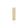 Strip Settings for 6 Round Stones (26.40 x 4.70 mm - 29.00 x 6.20 mm)