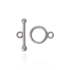 ITI NYC Toggle Pearl Clasps with Ball Ends in Sterling Silver