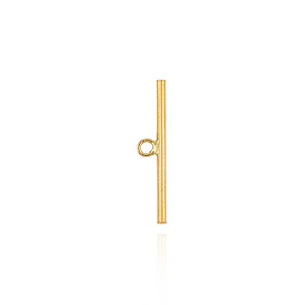 ITI NYC Toggle Bars in 14K Yellow Gold (18 x 1.5 mm)