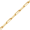 Bulk / Spooled Trace Elongated Paperclip Cable Chain in 14K & 18K Yellow Gold (1.70 mm - 7.80 mm)