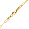 Tribeca Trace Paperclip Necklace in 18K Yellow Gold