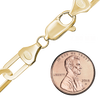 Tribeca Trace Paperclip Anklet in 14K Yellow Gold