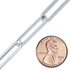 Bulk / Spooled Trace Elongated Cable Chain in Sterling Silver (2.50 mm - 7.80 mm)