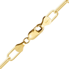 Finished Heavy Square Paperclip Anklet in 14K Gold-Filled
