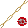 Bulk / Spooled Light Paperclip Chain in 14K Gold-Filled (2.30 mm - 4.00 mm)