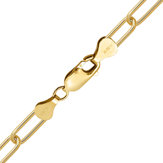 Finished Light Paperclip Bracelet in 14K Gold-Filled