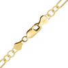 Finished Alternating Light Paperclip & Cable Anklet in 14K Gold-Filled