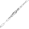 Tribeca Trace Chain Anklet in Sterling Silver