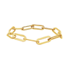 Round Tribeca Trace Paperclip Cable Chain Ring in Gold Filled