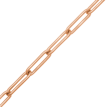 Load image into Gallery viewer, Bulk / Spooled Paperclip Cable Chain in 14K Rose Gold-Filled (4.00 mm)
