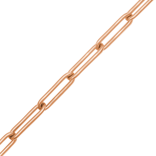Bulk / Spooled Paperclip Cable Chain in 14K Gold-Filled (2.50 mm- 4.00 mm)