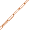 Bulk / Spooled Paperclip Cable Chain in 14K Rose Gold-Filled (4.00 mm)