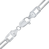Tribeca Trace Paperclip Chain Necklace with Alternating CZ Stones in Sterling Silver