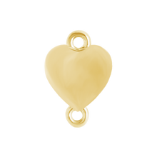 Load image into Gallery viewer, Heart Plate Trim with 2 Jump Rings
