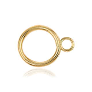 ITI NYC Toggle Rings in 14K Yellow Gold (6 x 1.5 mm)