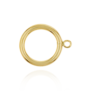 ITI NYC Toggle Rings in 14K Yellow Gold (11 x 2 mm)