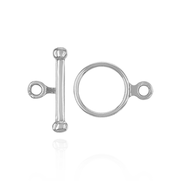 ITI NYC Toggle Pearl Clasps with Ball Ends in 14K Gold