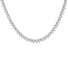 3 Prong Round Tennis Necklace Mounting in 14K Gold (.025 ct / 1.75 mm)