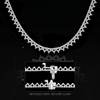 3 Prong Round Tennis Necklace Mounting in 14K Gold (.025 ct / 1.75 mm)