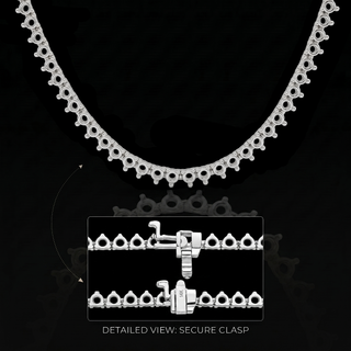 3 Prong Round Tennis Necklace Mounting in 14K Gold (.025 ct / 1.75 mm)