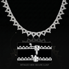 3 Prong Round Tennis Necklace Mounting in 14K Gold (.10 ct / 3.0 mm)