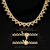 3 Prong Round Tennis Necklace Mounting in 18K Gold (.15 ct / 3.4 mm)