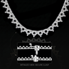 3 Prong Round Tennis Necklace Mounting in 14K Gold (.20 ct / 3.8 mm)