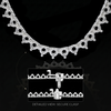 3 Prong Round Tennis Necklace Mounting in 14K Gold (.25 ct / 4.0 mm)