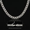 Tennis Necklace Mounting in Sterling Silver (.25 ct / 4.0 mm)
