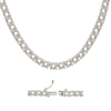 Tennis Necklace Mounting in Sterling Silver (.25 ct / 4.0 mm)
