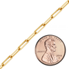 Bulk / Spooled Trace Elongated Cable Chain in Sterling Silver (2.50 mm - 7.80 mm)
