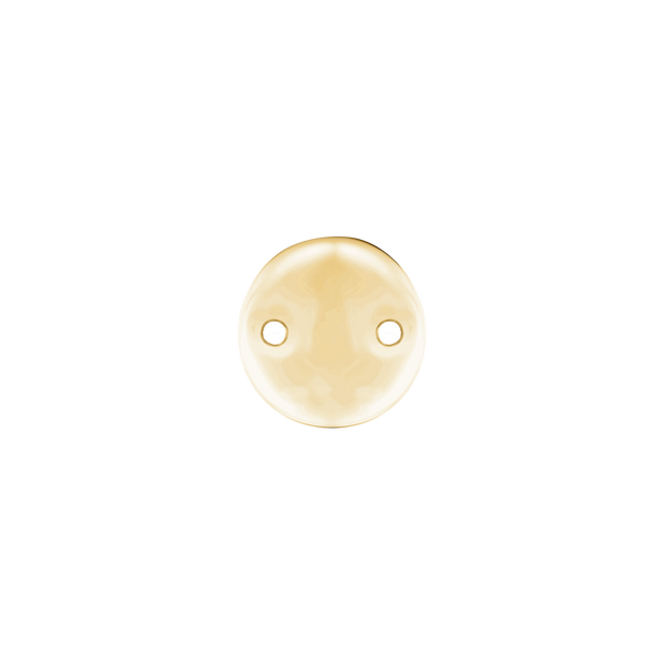 Round Chain Tag with 2 Holes (6.0 mm - 12.0 mm)
