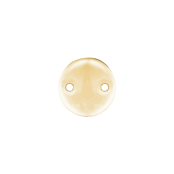 Round Chain Tag with 2 Holes (6.0 mm - 12.0 mm)