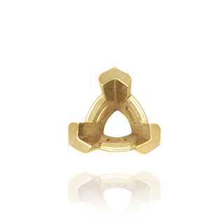 ITI NYC V-End Trillion Shape Wire Basket Settings in 18K Gold (3.00 mm - 12.00 mm)