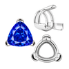 ITI NYC V-End Trillion Shape Wire Basket Settings in Sterling Silver (3.00 mm - 16.00 mm)