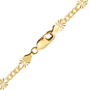 Finished Valentino (Alternating 3X Curb) Bracelet in 14K Gold-Filled